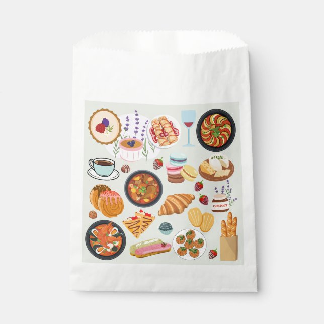 Französische Küche Geschenktütchen (Vorderseite)