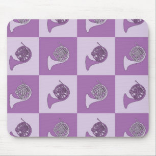 Französische Kunst am Horn Pop Mousepad