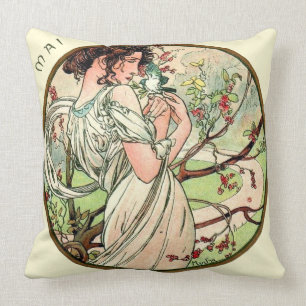 Französische Kunst Nouveau kann polstern Kissen