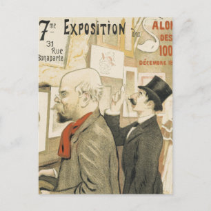 Französische Kunstausstellung Postkarte