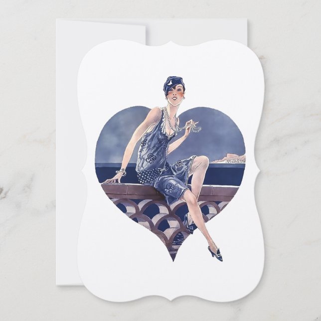 Französische Kunstkarte der 20er Jahre (Vorderseite)