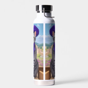 Französische Künstlerin Kitty besucht Lavendel Far Trinkflasche
