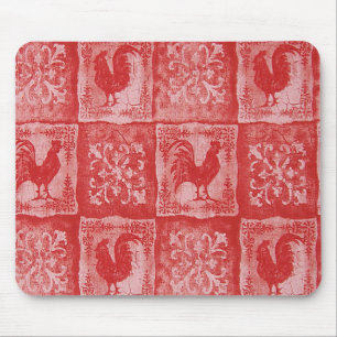 Französische Land-Oma-Küchen-Tischdecke Mousepad