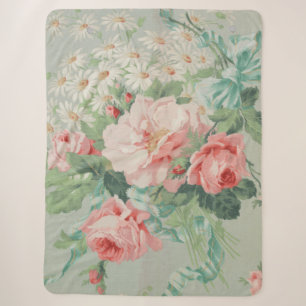Französische Landhausstil-Rosen in altmodischem Ko Sherpadecke