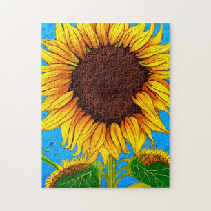 Französische Landschaft Sonnenblume