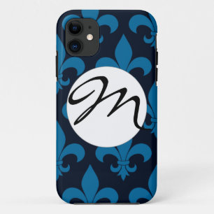 Französische Lilie Pattern Classic Case-Mate iPhone Hülle