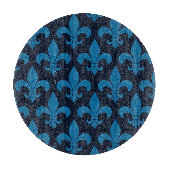 Französische Lilie Pattern Classic Schneidebrett (Vorderseite)