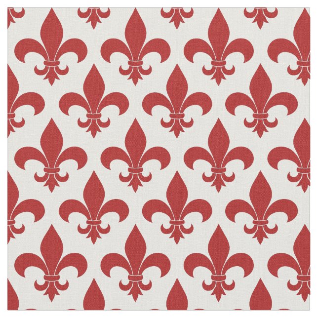 Französische Lilie Pattern Classic Stoff (Nahaufnahme)