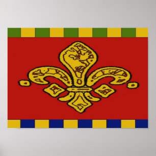 französische Lilie Poster