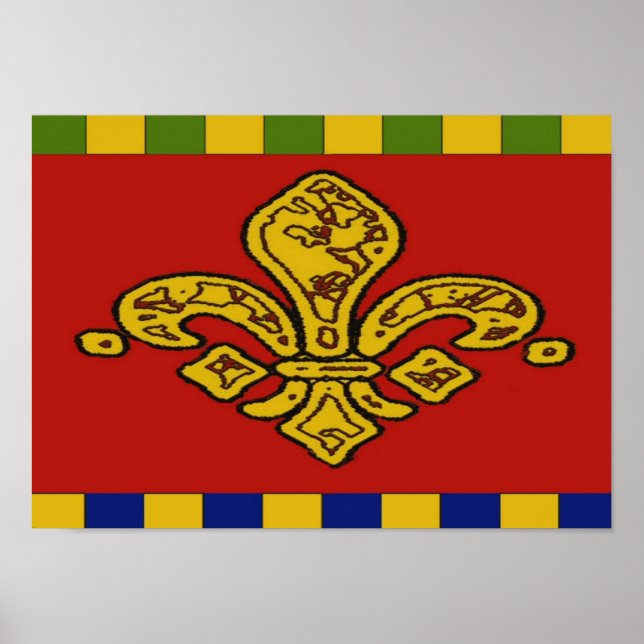 französische Lilie Poster (Vorne)