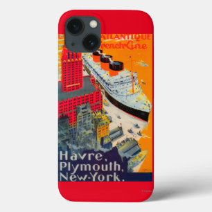 Französische Linie Reise-Plakat, Havre zu Case-Mate iPhone Hülle