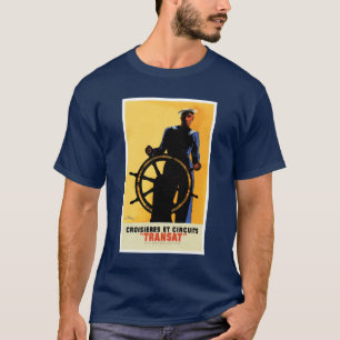 Französische Linie Seemann-T - Shirt