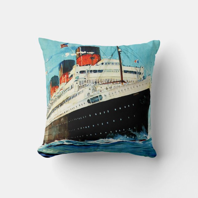 Französische Linie ~ SS Paris Kissen (Vorderseite)