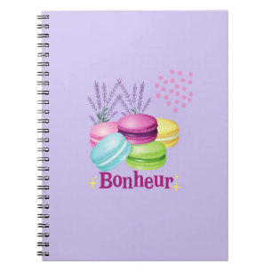 Französische Macarons Notizblock