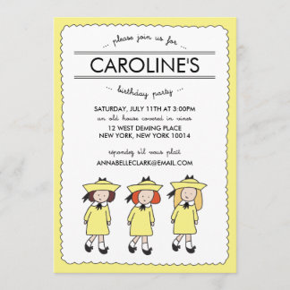 Französische Mädchen | Birthday Invite Einladung