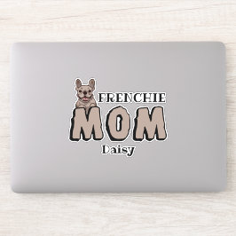 Französische Mama Bulldog Lover Brown Aufkleber