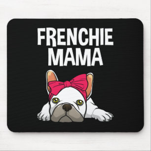 Französische Mama Bulldogge Design für Damen Große Mousepad