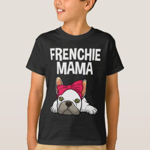 Französische Mama Bulldogge Design für Damen Große T-Shirt