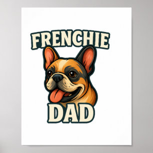 Französische Mama entzückendes französisches Bulld Poster