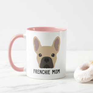 Französische Mama Light Fawn Französische Bulldo Tasse