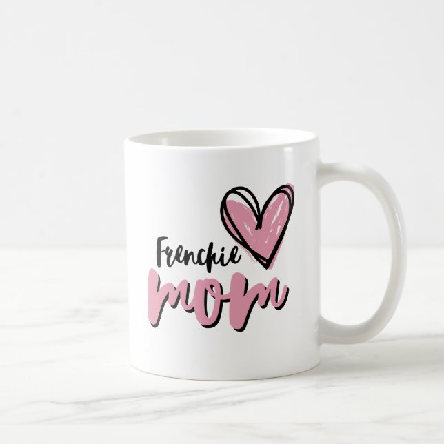 Französische Mama, Niedlicher französischer Bulldo Kaffeetasse (Rechts)