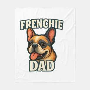 Französische Mama Süßes Französische Bulldogge Por Fleecedecke