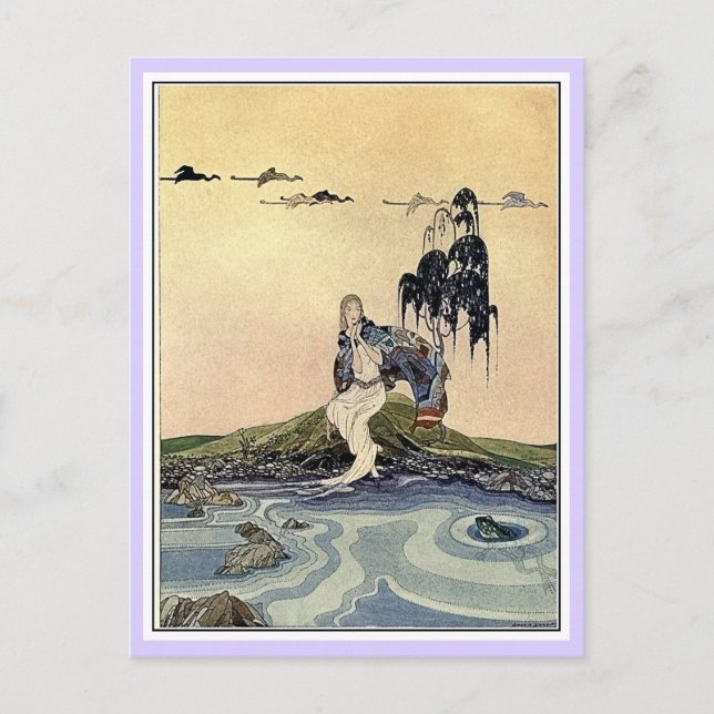 Französische Märchen: Violette und die Kröte Postkarte (Vorderseite)