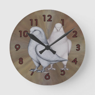 Französische Mondain-Uhr Runde Wanduhr