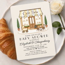 Französische Paris Café Bébé geschlechtsneutrale B