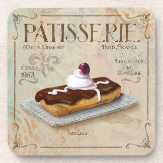 Französische Patisserie-Untersetzer-Schokolade Untersetzer