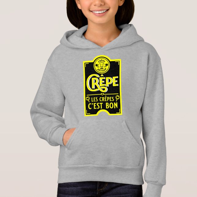 Französische Pfannkuchen Hoodie (Vorderseite)