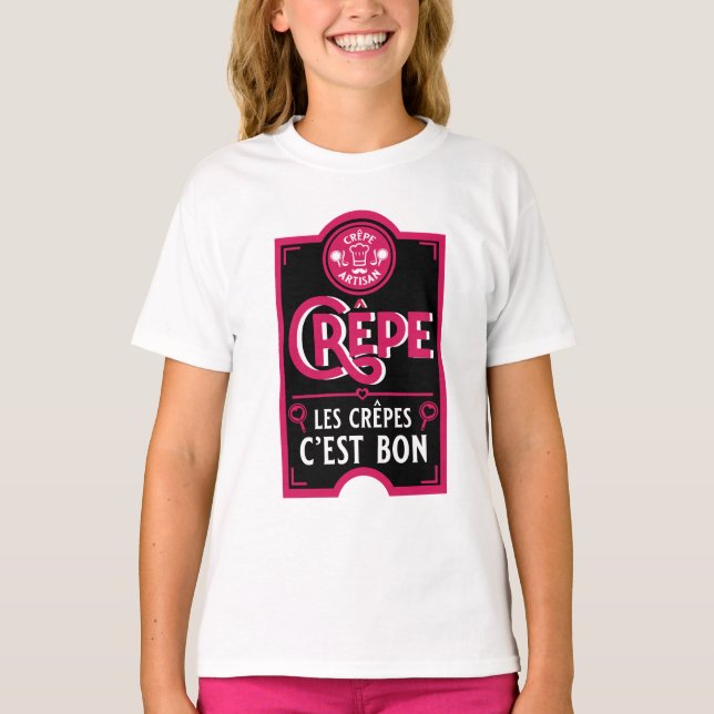 Französische Pfannkuchen T-Shirt (Vorderseite)