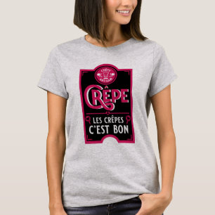 Französische Pfannkuchen T-Shirt