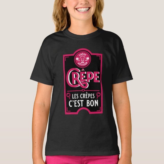 Französische Pfannkuchen T-Shirt (Vorderseite)