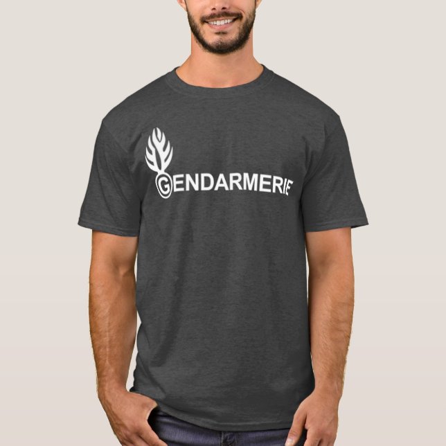 Französische Polizei Gendarmerie T-Shirt (Vorderseite)