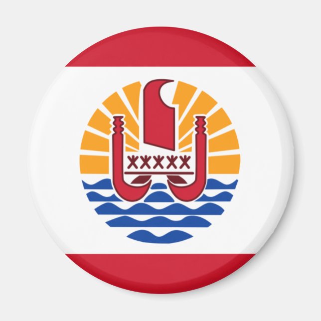 Französische Polynesien Magnet (Vorne)