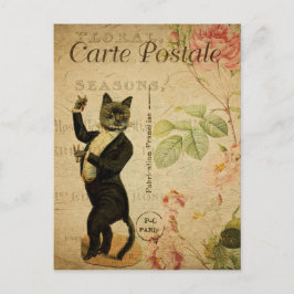Französische Postkarte Tuxedo