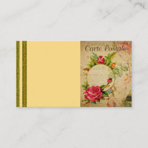Französische Postkarte Visitenkarte