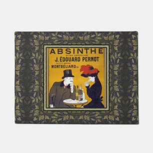 Französische Postkarten-Tür-Matte Fußmatte