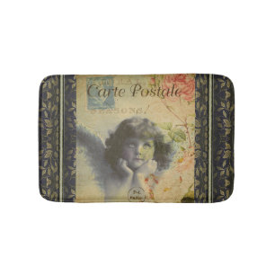 Französische Postkartenmatte Badematte