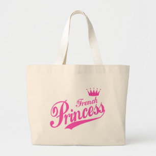 Französische Prinzessin Jumbo Stoffbeutel
