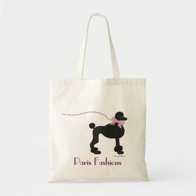 Französische Pudel-Taschen-Tasche Tragetasche (Vorne)
