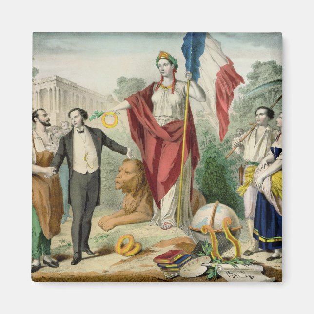 Französische Republik Magnet (Vorne)