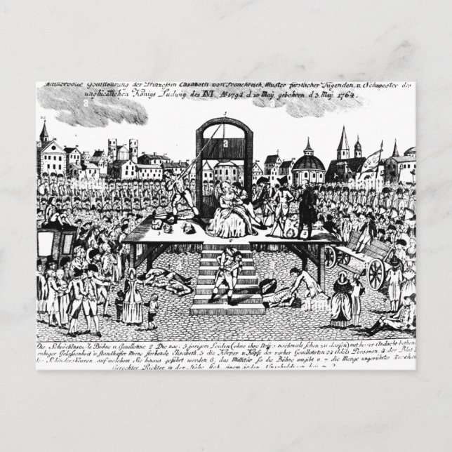 Französische Revolution Postkarte (Vorderseite)