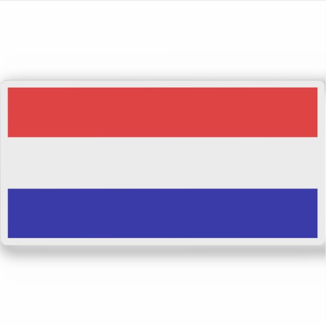 Französische Revolutionsflagge (21. Januar 1793) Aufkleber (Vorderseite)