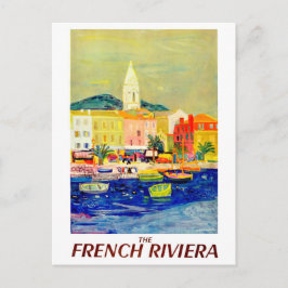 Französische Riviera, Frankreich, Malerei, Kunst,  Postkarte