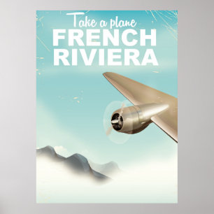 Französische Riviera Frankreich Reiseplakat Poster