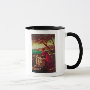 Französische Riviera Reiseplakat # 2 Tasse