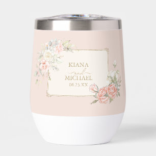 Französische Romantik Hochzeitflorrahmen Blush ID8