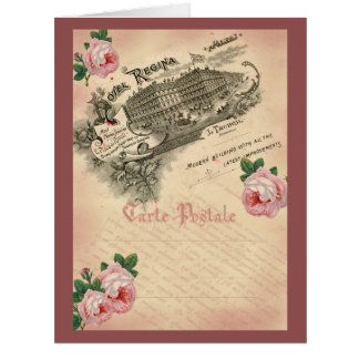 Französische Rose - Grußkarte